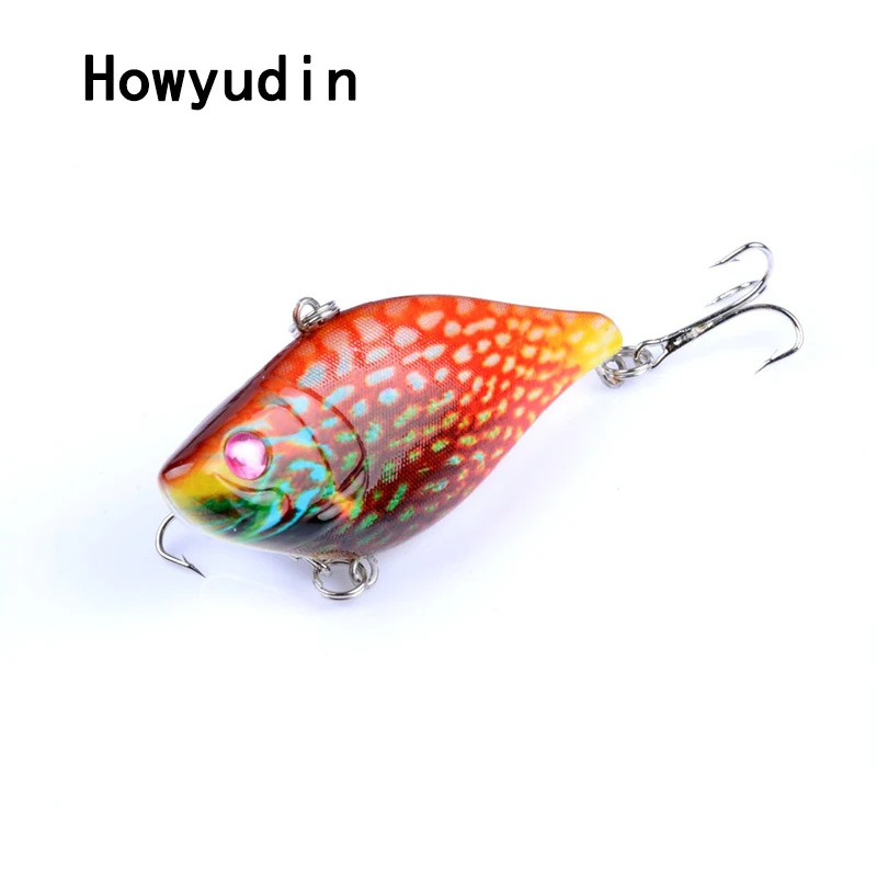  Howyudin 1Pcs vib 7cm/12.5g fishing lure Bionic eyes wobbler Full swimming layer fish supplies isca