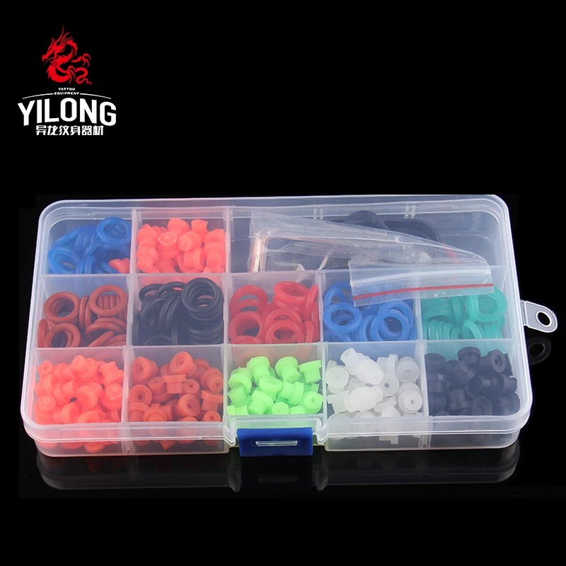 

Tattoo Equipment Tattoo Machine Fittings Package Pincushion Leather Tendon Damping Rubber Ring Spanner Fittings