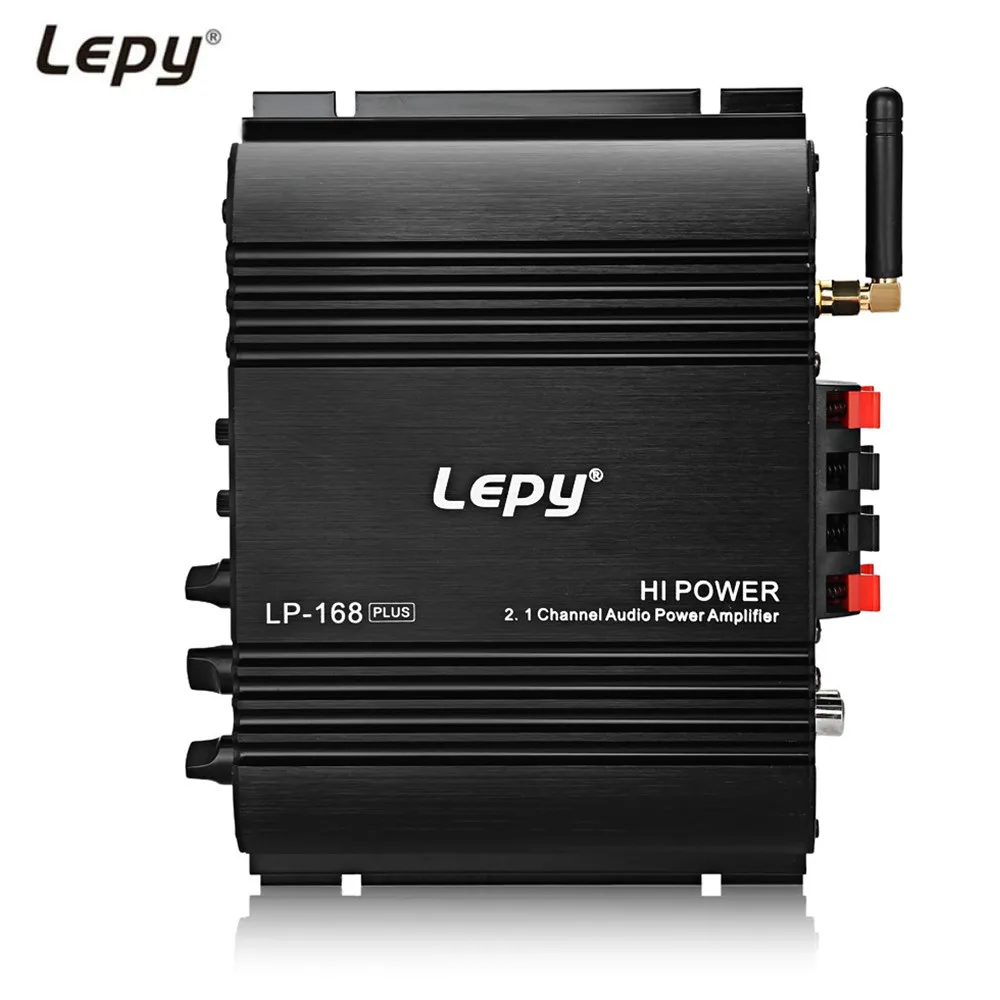 

Lepy 168 Plus Mini Wireless 2.1CH HiFi Audio Digital Amplifier Portable Stereo Amplificador Bluetooth 2.1 + EDR Music Speaker