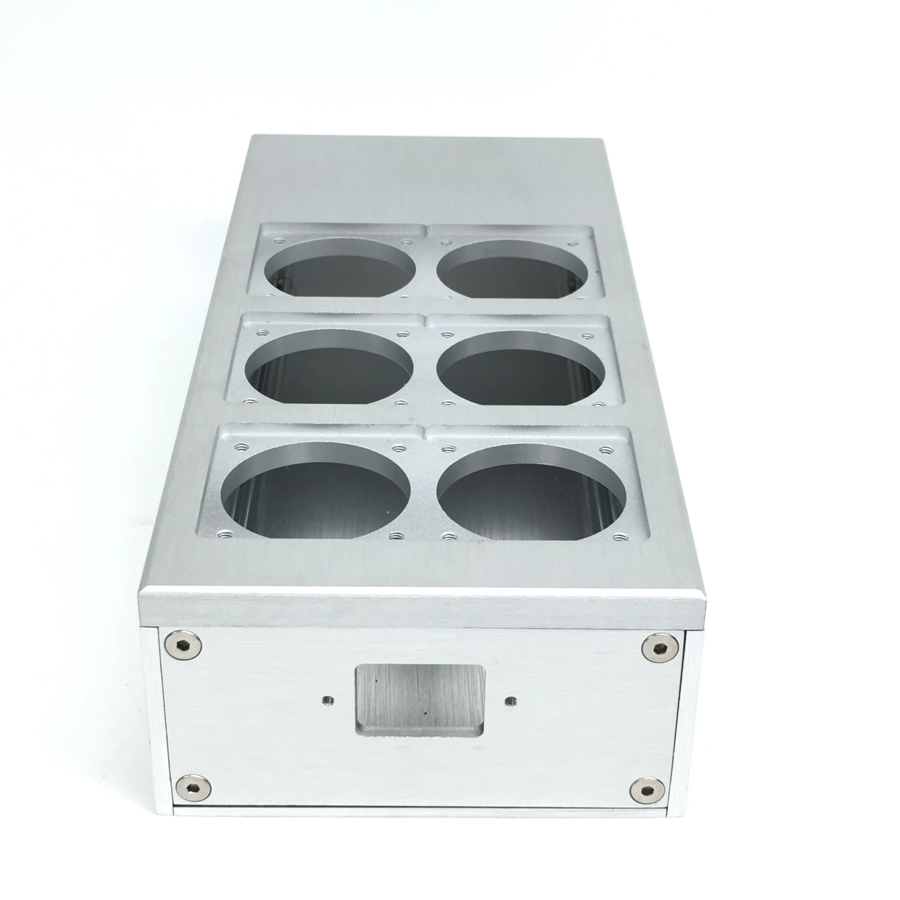 Полностью алюминиевый чехол HIFI с европейской розеткой шасси питания