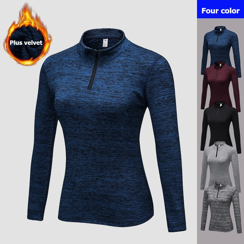 Женская спортивная куртка JINXIUSHIRT на молнии с длинным рукавом для занятий йогой и