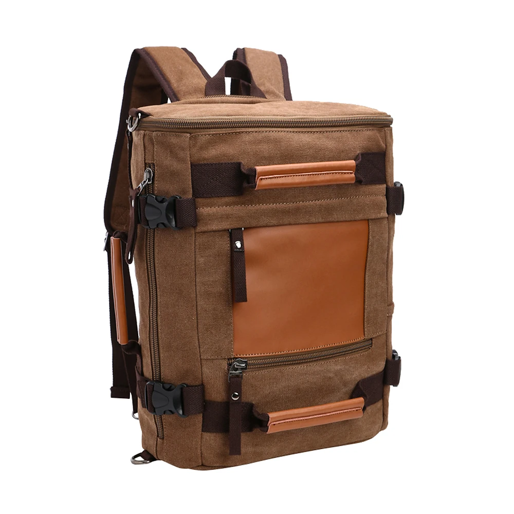 Buy Men Backpack Canvas Huge Travel School Shoulder