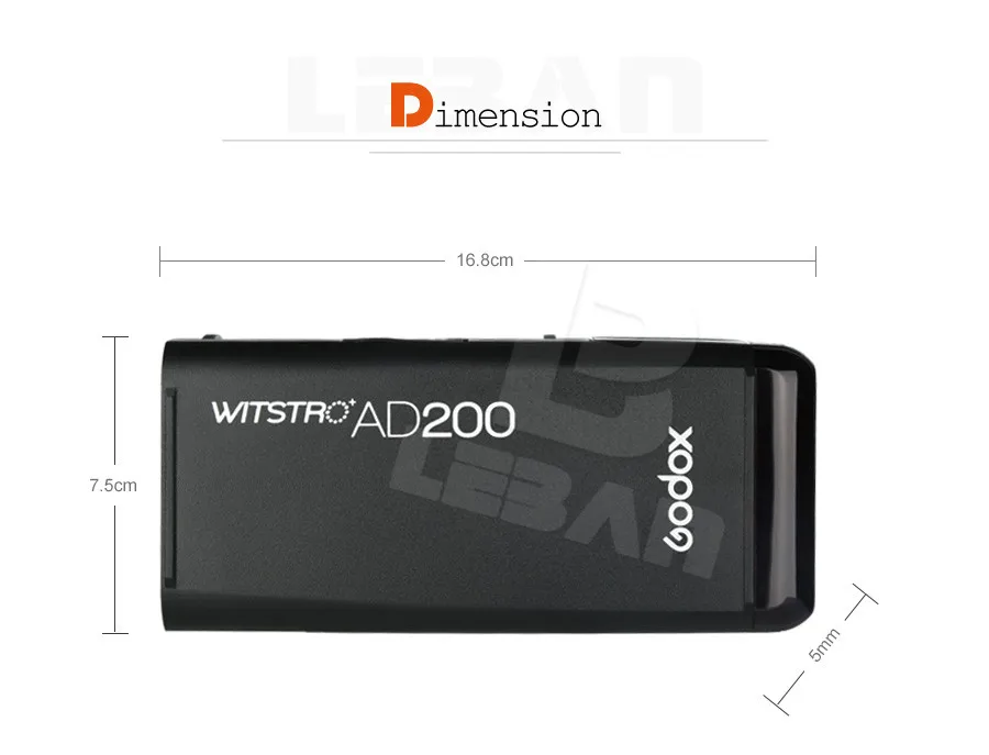 Godox AD200 200Ws GN60 HSS Карманный Flash+ Godox X1-T передатчик для 3 Вид из Камера бренд для C/ n/s