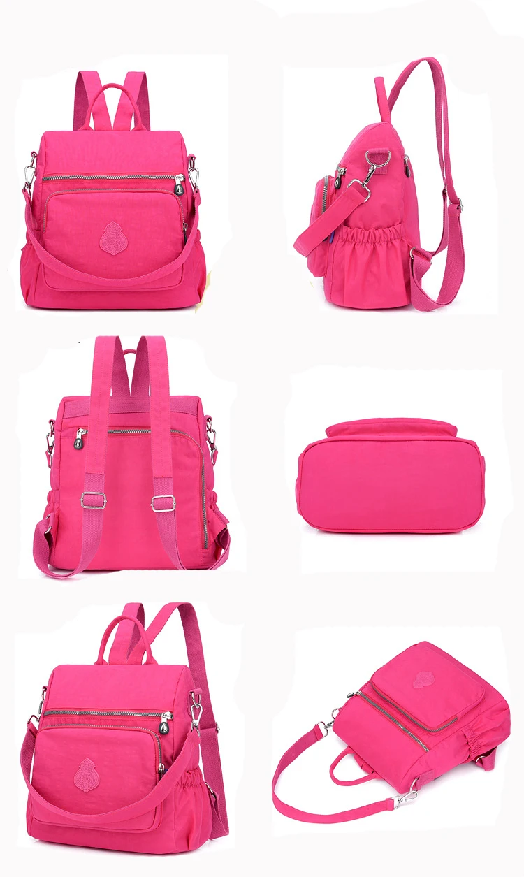 Женский рюкзак в консервативном стиле, водонепроницаемый нейлоновый Школьный рюкзак, женский рюкзак, Женская Повседневная дорожная сумка через плечо, Mochila Feminina