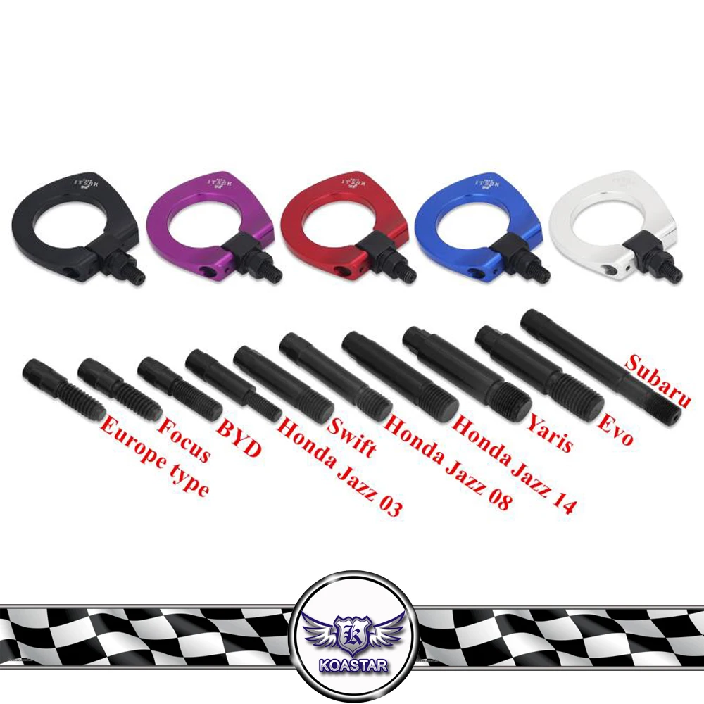 اليابان نماذج سيارة Racing Screw الألومنيوم CNC Tow Hook Towing JDM RACE لهوندا الجاز 14 سويفت اليابان نماذج سيارة Racing Screw الألومنيوم CNC Tow Hook Towing JDM RACE لهوندا الجاز 14 سويفت
