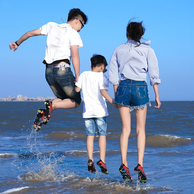 Bjakin открытый водонепроницаемая обувь мужская пляжная летняя обувь для плавания женская детская Треккинговая обувь для ходьбы в воде быстросохнущие кроссовки