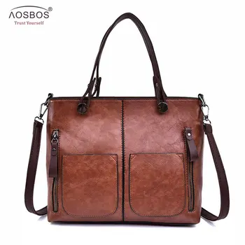 

Aosbos Vintage Women Shoulder Bag Female Causal Totes for Daily Shopping All-Purpose High Quality Dames Handbag luxury designer