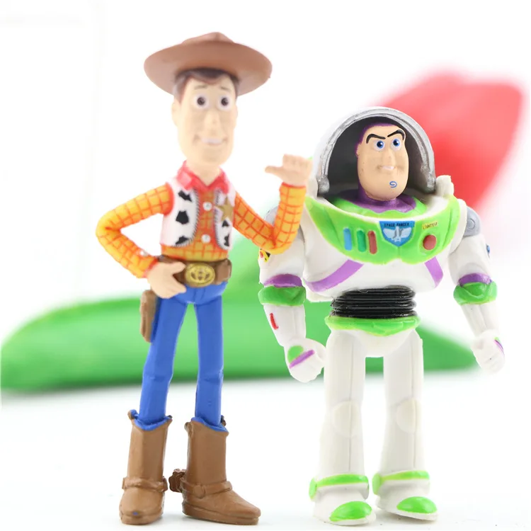 7 шт./компл. История Игрушек 4 Buzz Lightyear Jessie Woody Bullseye Forky ПВХ Фигурка DIY микро игрушки