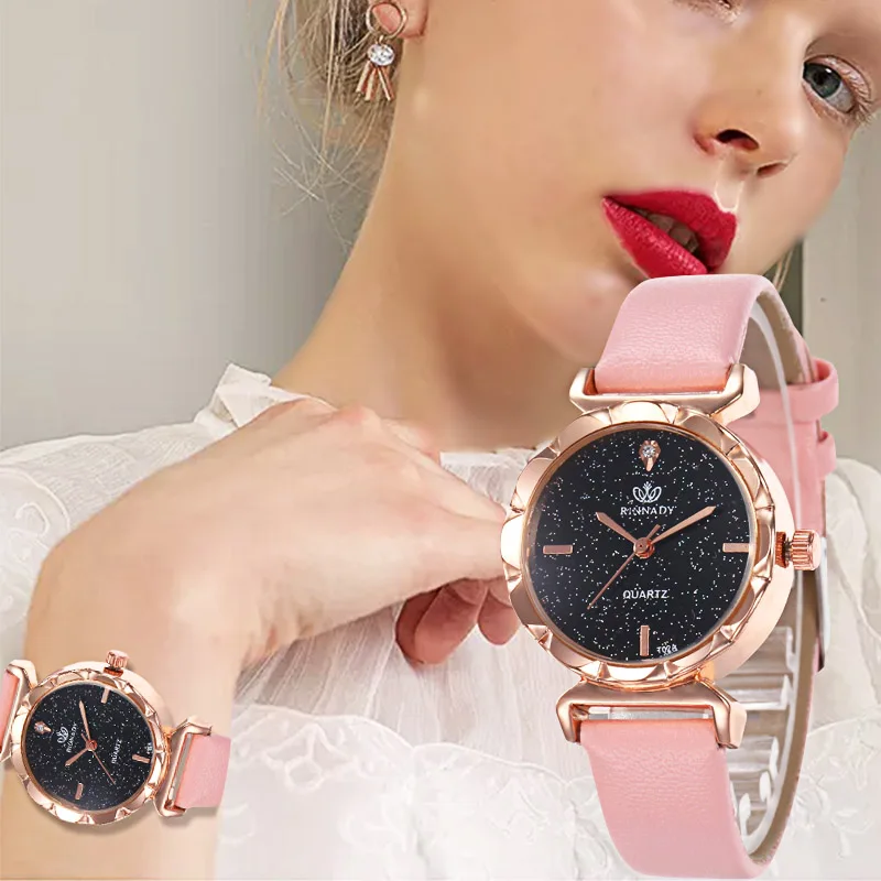 WJ 8540 женские часы 2018 роскошные Звездное небо для женщин модные bayan kol saati Diamond Reloj