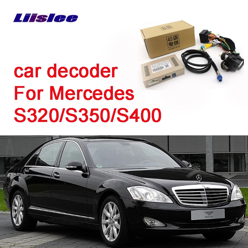 

LiisLee Reversing the original car screen upgrade Interface Kit For Mercedes S320 S350 S400 high quality hd CCD