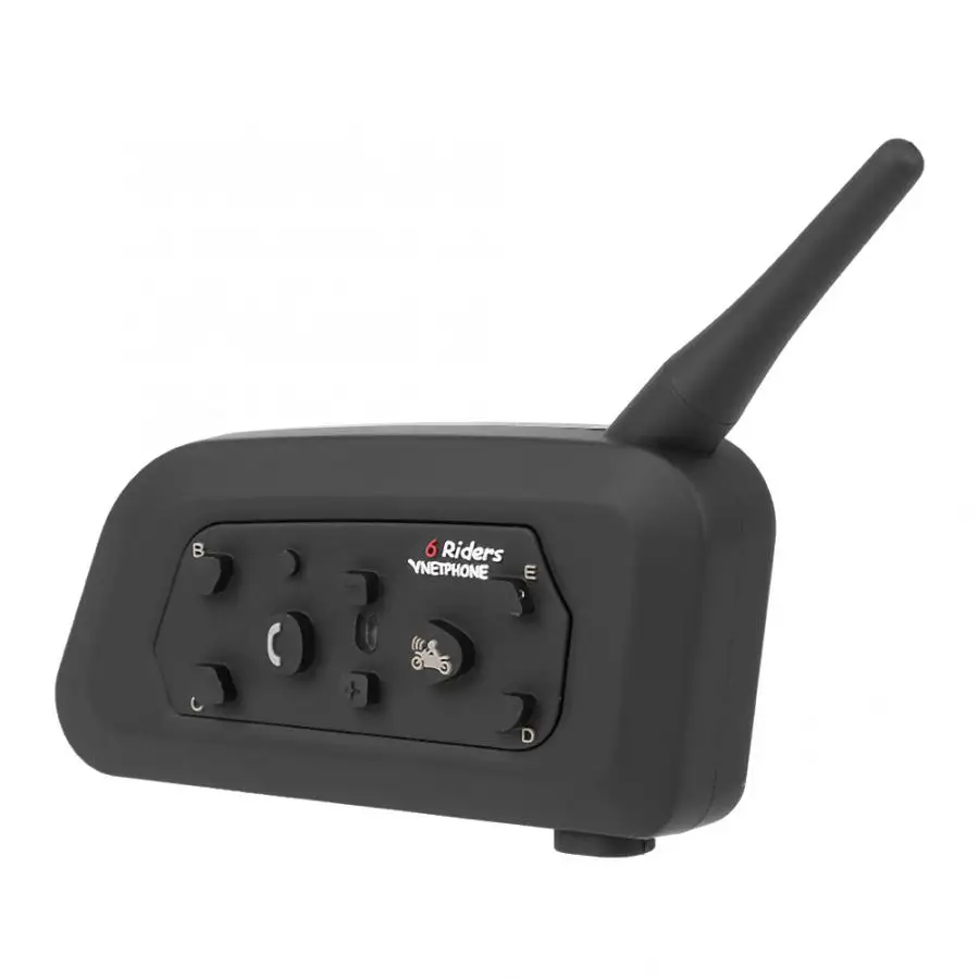 2 шт V6 1200 мотоциклетный шлем беспроводные Bluetooth домофоны свободные руки наушники