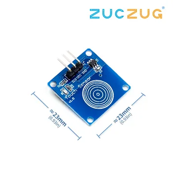 

TTP223B 1 Channel Jog Digital Touch Sensor Capacitive Touch Touch Switch Modules Accessories for arduino DIY KIT