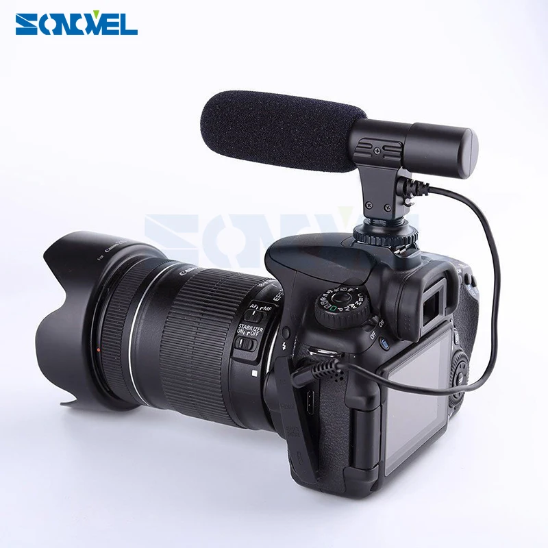 Mic-01 Professional Shotgun Condenser Camera Microphone Canon Eos M2 M5 M6 800d 760d 750d 77d 5ds R 6d 5d Mark Iv - Microphones - AliExpress