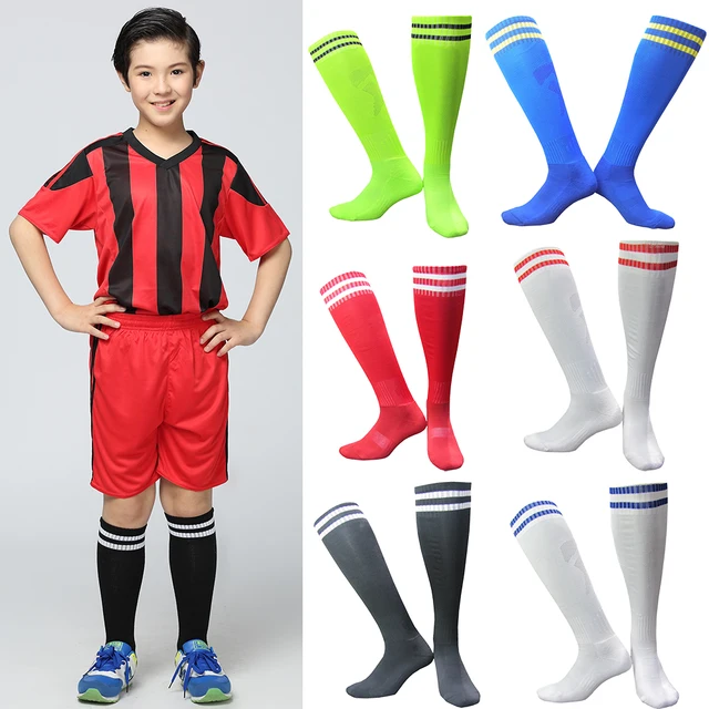 2018 Kids Boy Profession Soccer Socks Breathable Sports Training Socks Knee High Child