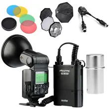 Godox AD360II-N TTL Camera Flash Speedlite Kit + Soft Box Diffuser For Nikon