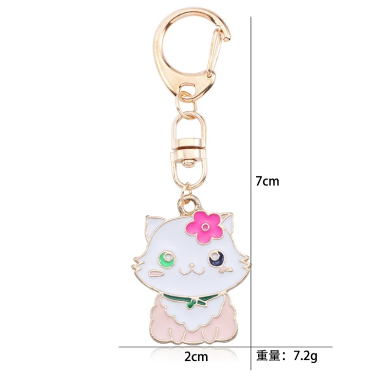 Женский брелок сделай сам аниме Ainimal Kawaii с рисунком кота котенок лисы Русалочки