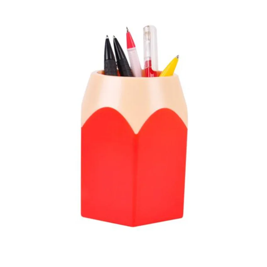 Макияж кисти хранения карандашный горшок ручка держатель канцелярские принадлежности для хранения милая форма креативная ваза для ручек карандашный горшок сделать Мода творчества L4