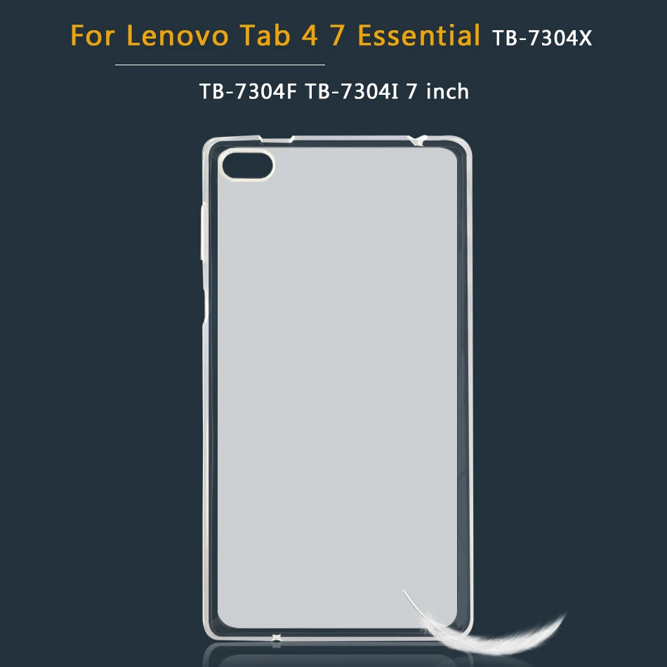 Чехол для планшета для lenovo Tab 3/4 7 Essential TB-7304X TB 7304F/7304I TB3-710I TB3 710L/710F tab3 tab4 Эфирное силиконовый чехол из ТПУ - Цвет: Tab4 7 Essential