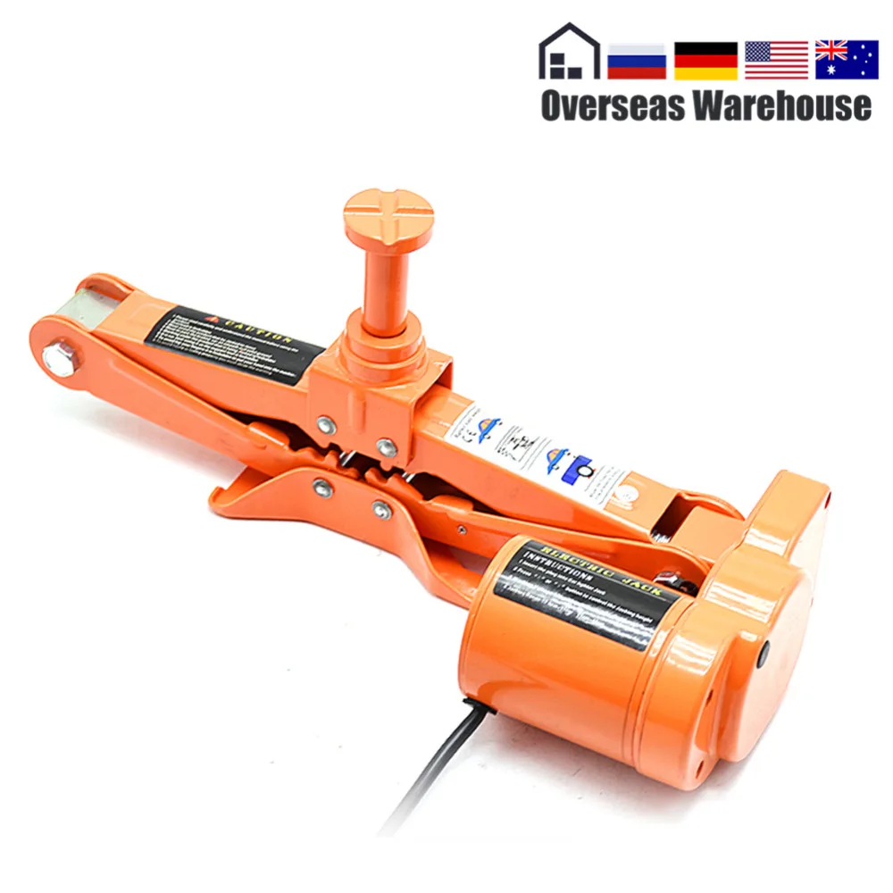 Electric Floor Jack Hydraul 3 Ton(6600lb) DC 12v All In One Lift