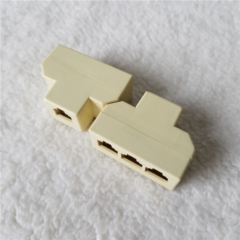 RJ11 RJ 11 1 to 3 Female Telephone Phone Cable Line Splitter Adapter