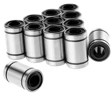 12pcs LM8UU 8mm Longer Linear Ball Bearing Bushing Linear Bearings CNC parts for 3d printer parts
