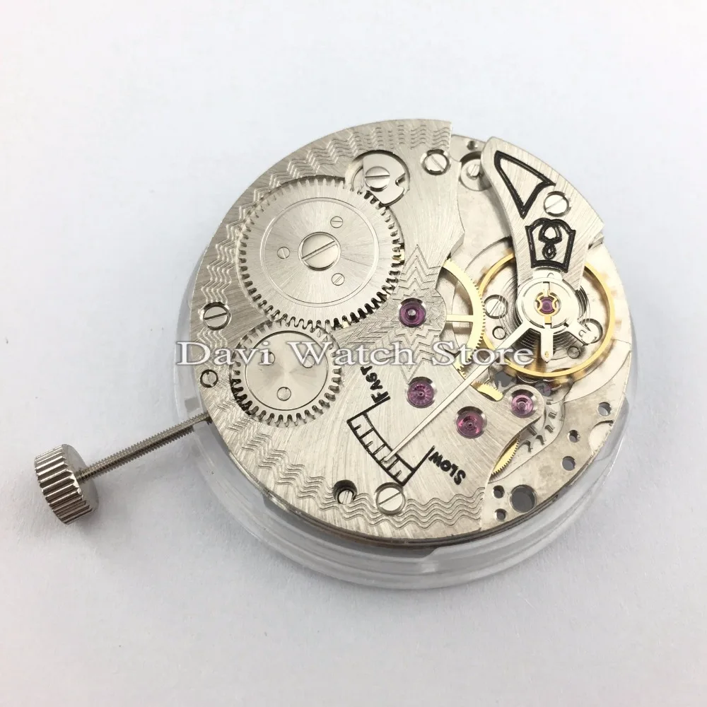 

17 Jewels 6498 Hand winding Mechanical Movement fit mens watch