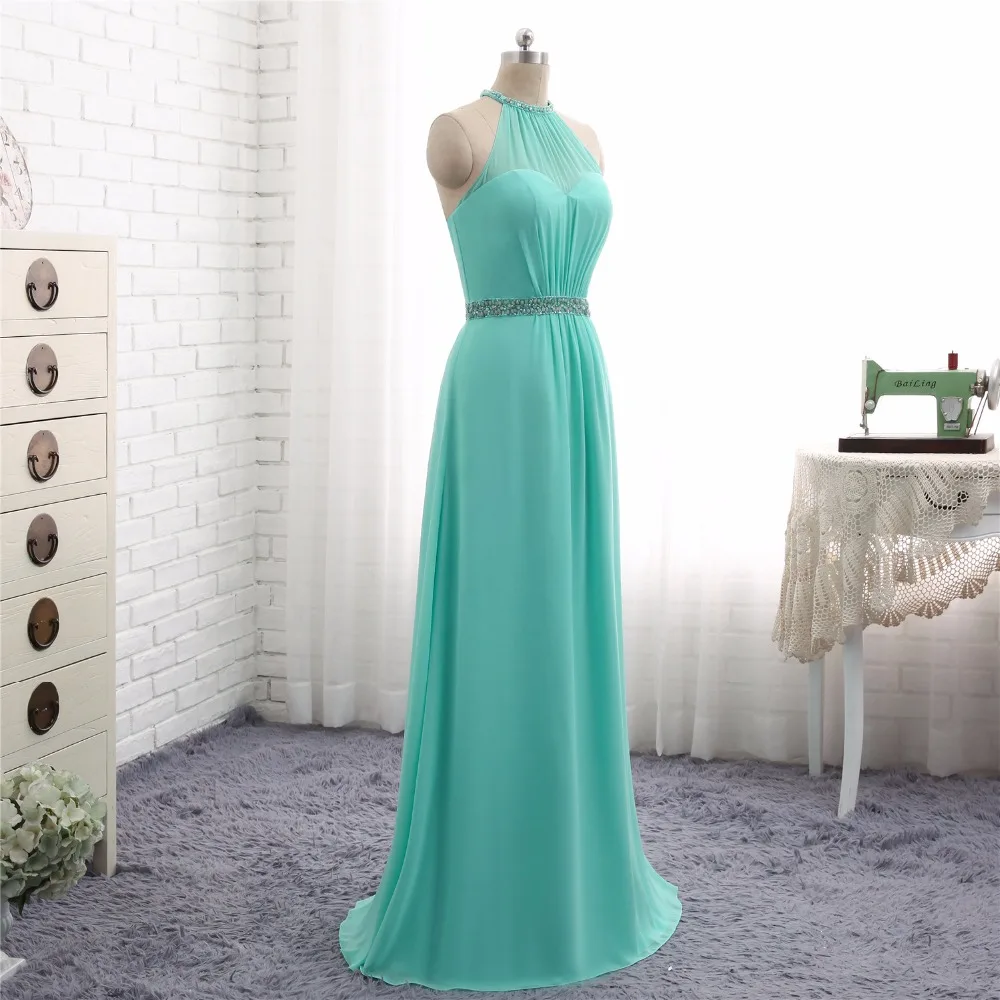 Robe-de-Soiree-2017-Evening-Dresses-Long-A-Line-Halter-Neck-Chiffon-Formal-Party-Prom-Gown (1)