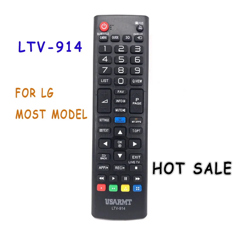 Универсальный пульт дистанционного управления LTV-914 для ТВ LG TV / RAD 3D Smart 2 шт./лот