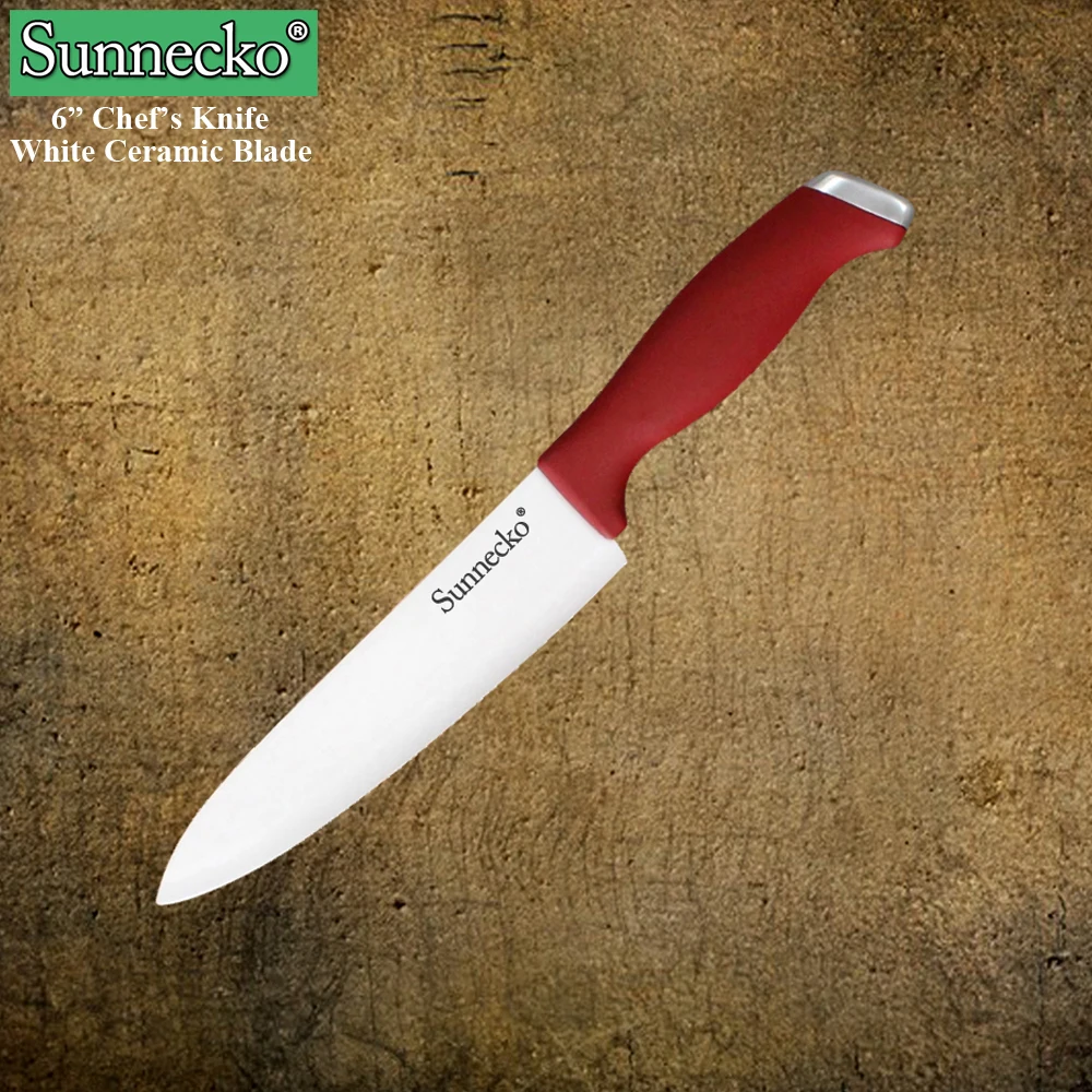2016 Sunnecko 6 &quotдюймовый Нож Шеф-Повара Кухня Керамические Лезвия Профессионального
