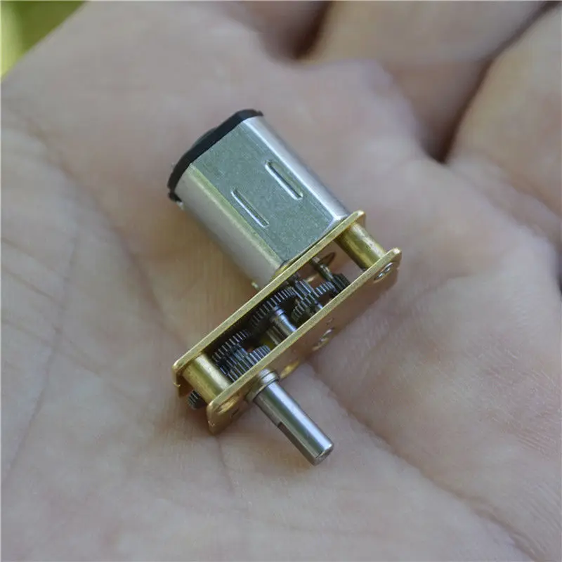 

Mini 7-Type N20 Gear Motor DC 3V 87RPM Slow Speed Large Torqe Full Metal GearBox Micro Electric Motor Engine DIY Robot Car