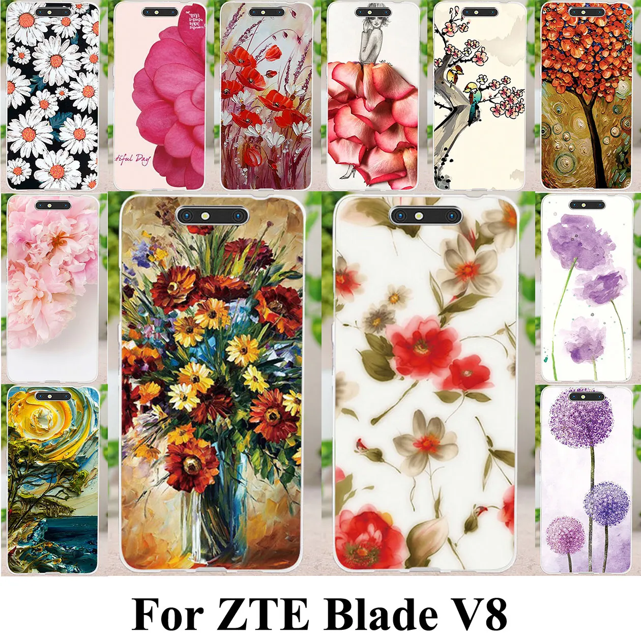 ТПУ Силиконовые Пластиковые чехлы для мобильных телефонов ZTE Blade V8 сумки оболочки
