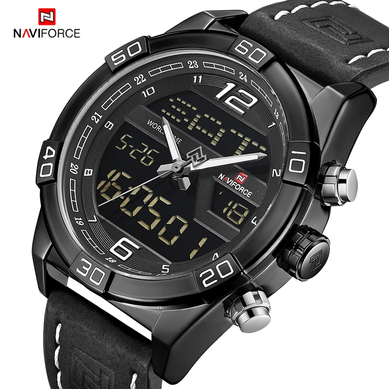 

lowest price ) NAVIFORCE 2018 New Top Luxury Brand Men Military Sport Watches Waterproof Quartz Wrist Watch