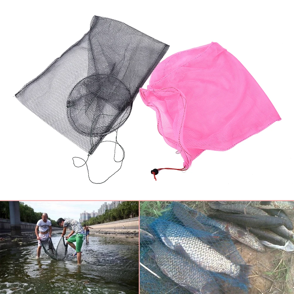 

1Pcs Mini color random Crab Crawdad Shrimp Fish Minnow Fishing Bait Trap Cast Dip Net Cage Portable Fishing Bait Trap