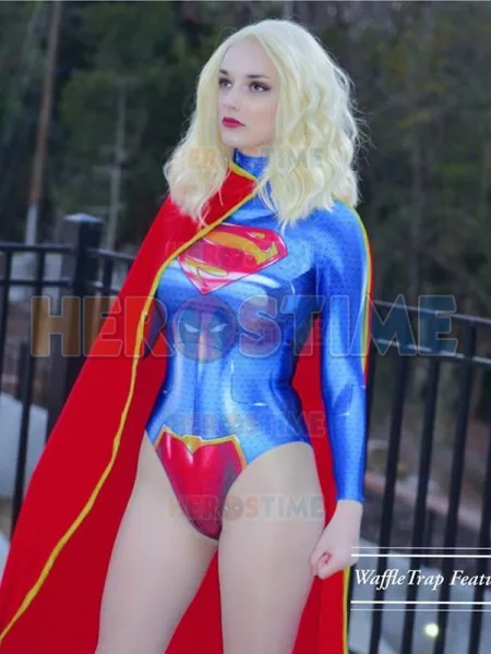 

The New 52 Supergirl Cosplay Costume 3D Print Lady Women Girls Superman Spandex Zentai Bodysuit Supergirl New 52 DC Comics Suit