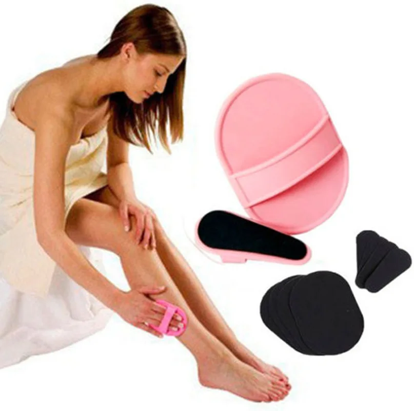 

Hair Remover Epilator Face Hair Removal Unwanted Body Tools Natural Exfoliator Pad Smooth Legs Away Lady Cosmetic Skin Care Tool