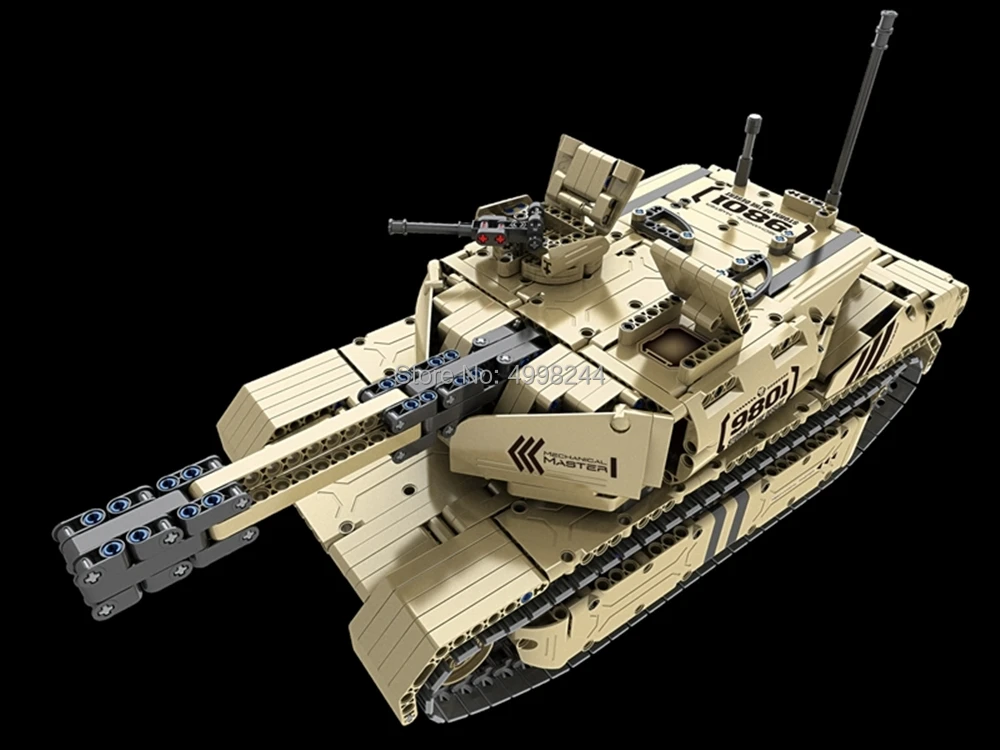 1276 Шт Военный пульт дистанционного управления rc m1a2 главный боевой танк 50 м