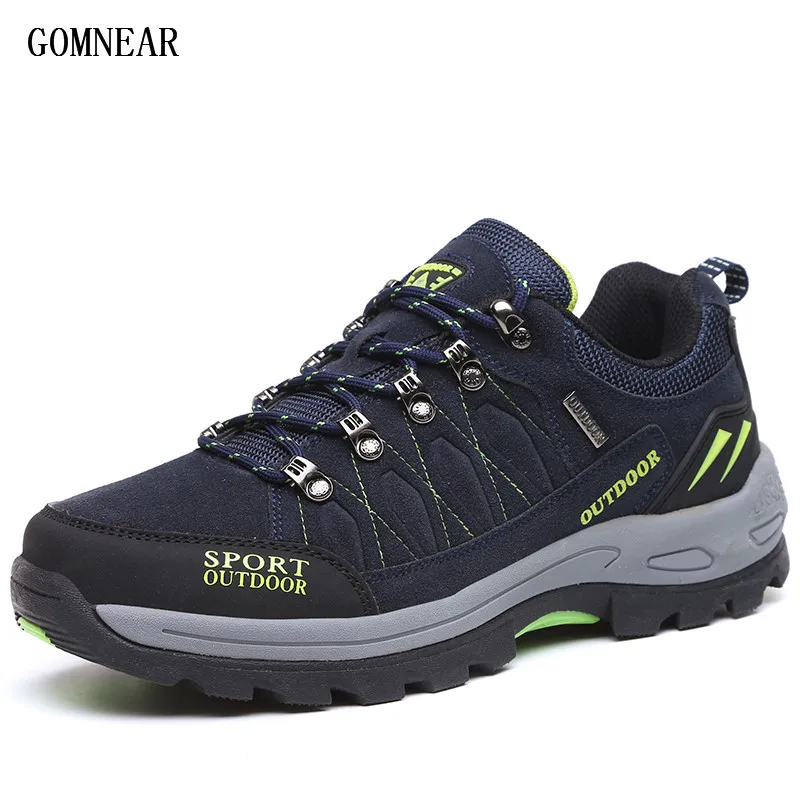 Tênis para Caminhada dos Homens Sapatos ao ar Sapatos de Caminhada Sapatos de Trekking Turismo de Montanha Gomnear Livre Masculino Antiderrapante Respirável Caça Tênis Botas