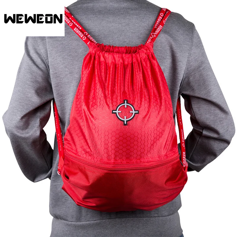 

Outdoor Travel Basketball Backpack Portable Waterproof Gym Shoes Storage Drawstring Bag Football Soccer Ball Bags Basketball Bag