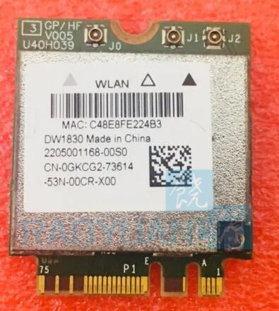 BCM943602BAED DW1830 пт NGFF 1300 Мбит/с BT4.1 0HHKJD WiFi беспроводная сетевая карта лучше, чем BCM94352Z DW1560 Поддержка mac os