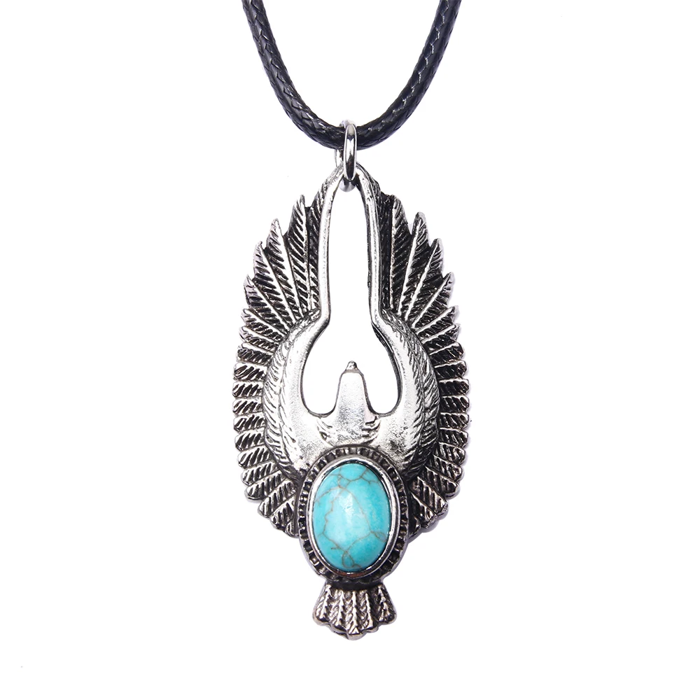 Женская и мужская длинная цепочка lancuszki ketting кулон с крыльями Ястреба|Ожерелья
