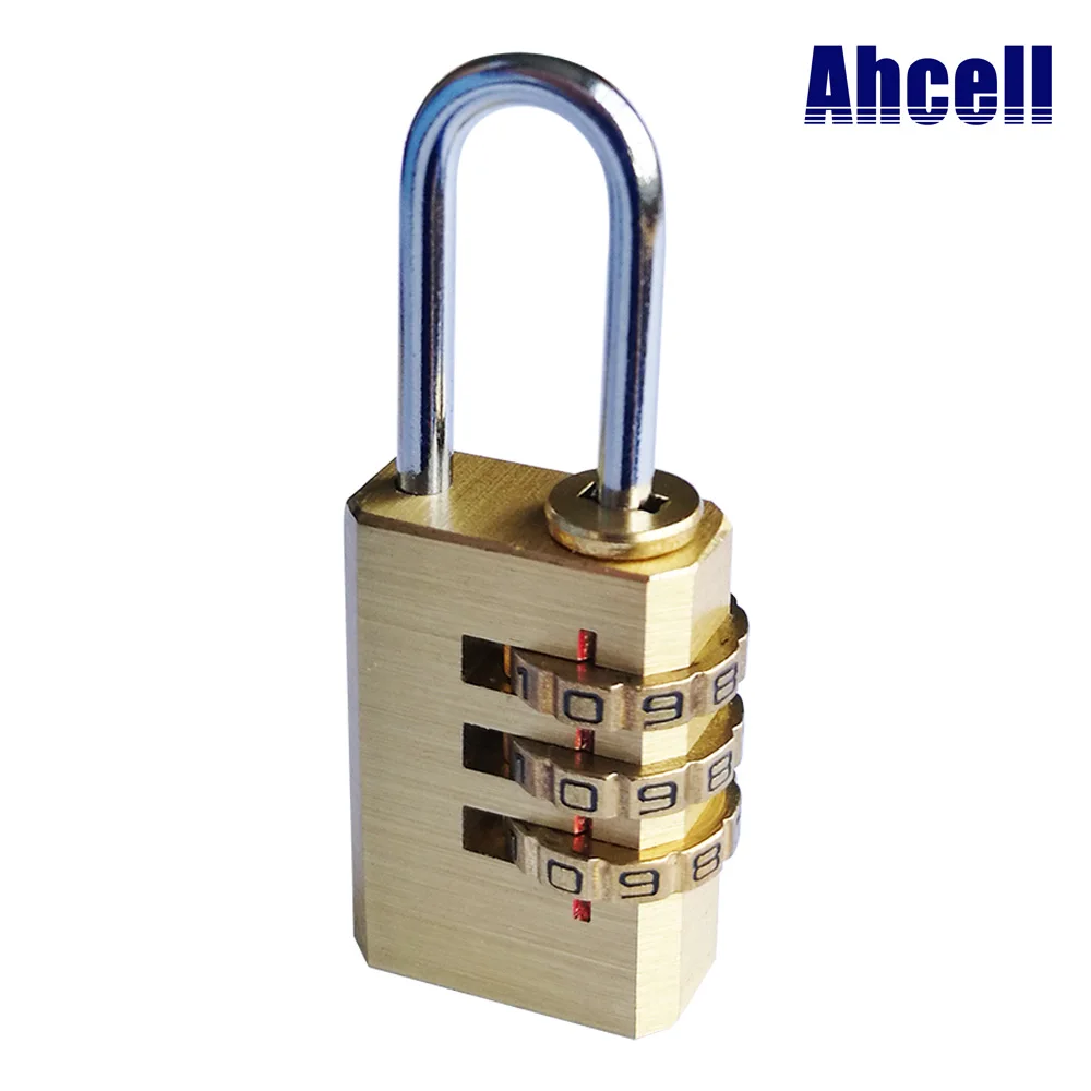 Creative 4 Digit Password Code Lock Combination Padlock Resettable for Gate Bag 