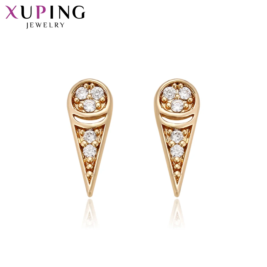 Xuping, модные, похожие, с рисунком мороженого, позолоченные серьги, ювелирные изделия для девочки, подарки на день благодарения S59, 1-93324