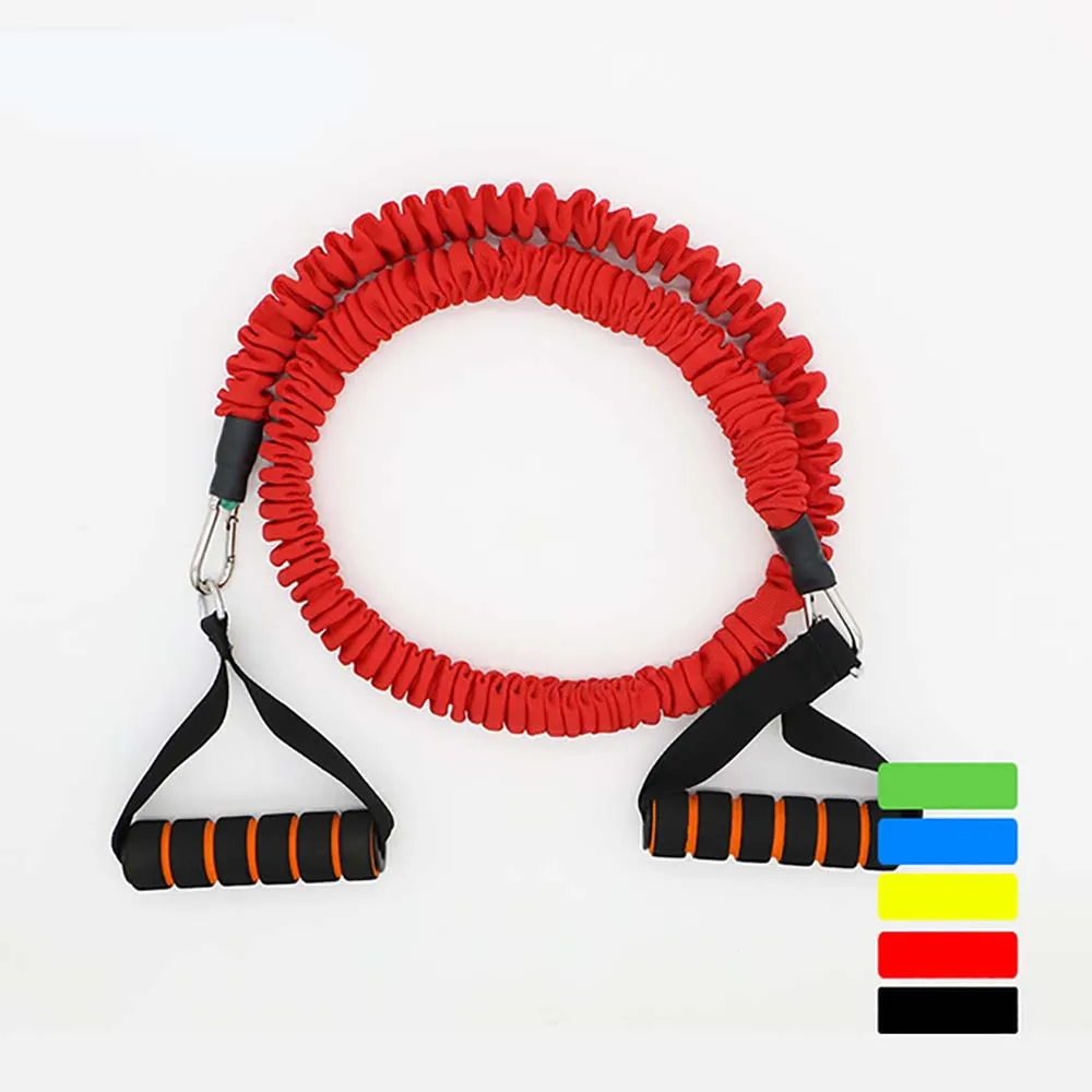 Фдбро трубчатая ткань Спортивная латексная Йога Drawstring Латексная лента