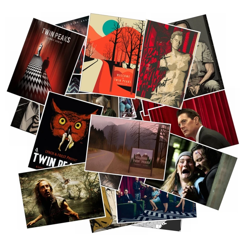 Стикер для телевизора Twin Peaks 25 шт. водонепроницаемый стикер гитары чемодана