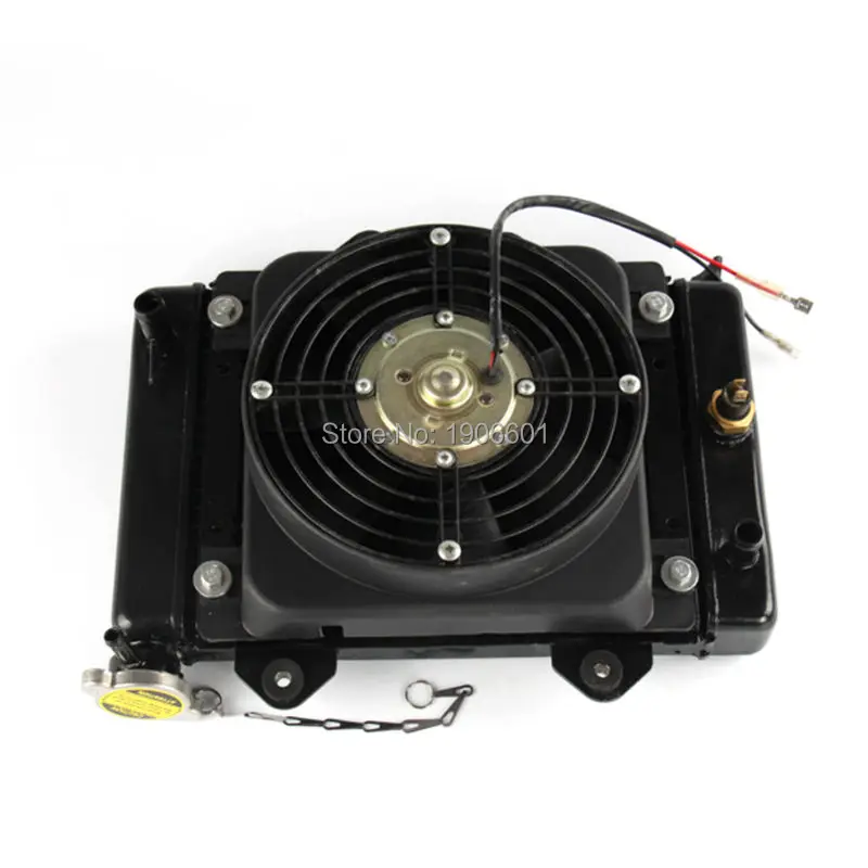 

150cc 200cc 250cc Water cooling engine cooler Radiator cooling & 12v FAN FOR moto Quad 4x4 ATV UTV parts