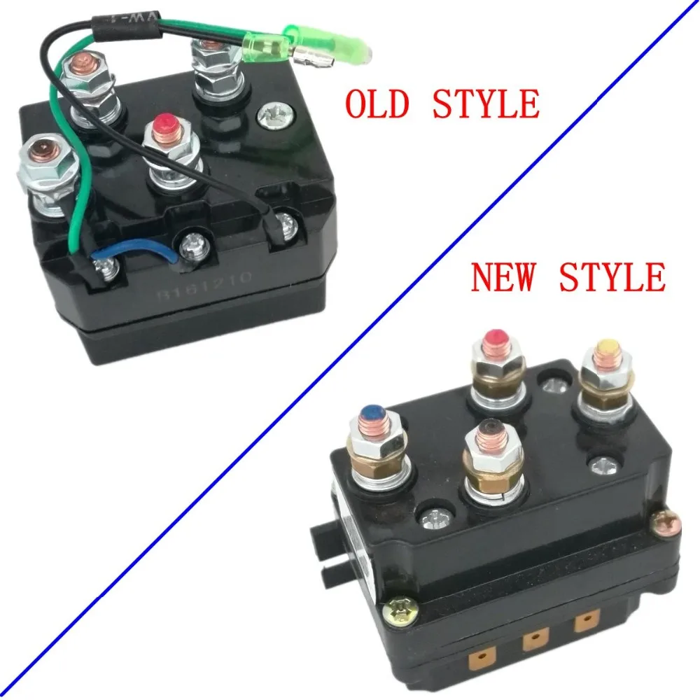 Universal 12V 6 Terminals Solenoid Relay Contactor Winch Switch Truck