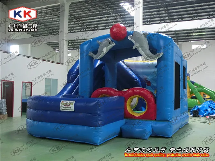 inflatable cheap Fashion inflatable font b bouncer b font slide digital playground combo