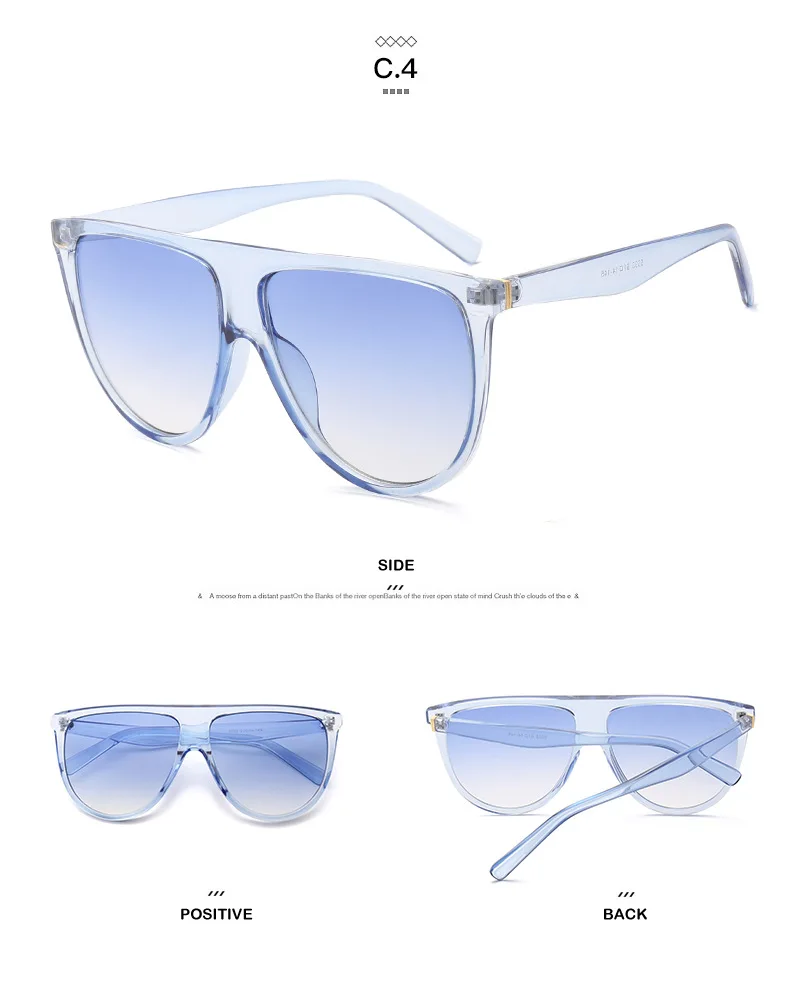 45019 прозрачные оправа очки мужские женские солнцезащитные очки модные очки UV400