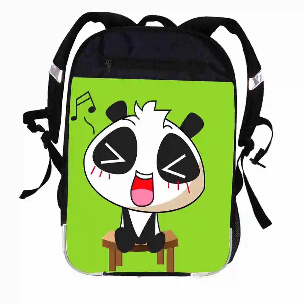 Panda Ransel Pencetakan Anima Kata Freddy Wanita Pria Causul Laki