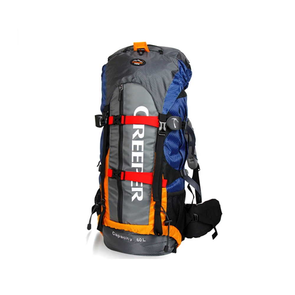 

Free DHL Creeper 60L Outdoor Camping Hiking Climbing Bags mountaineering bag vlsivery large capacity travel sports backpack
